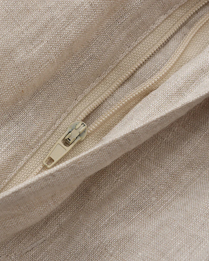 Wearing the Casablanca Lightweight Linen Shorts