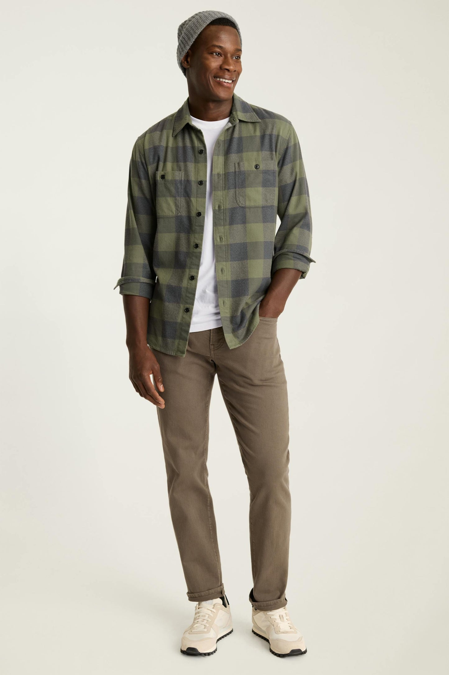 Calça Jeans Masculina Marrom Vibe
