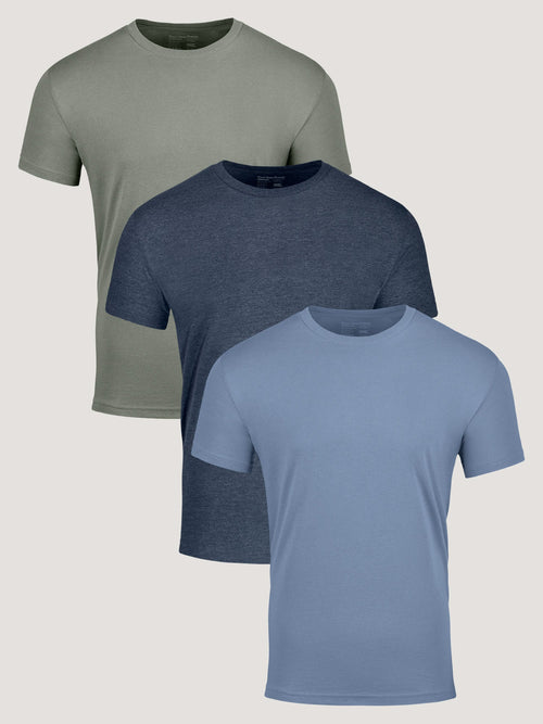 Kit com 3 Camisetas Masculinas Earth Tones
