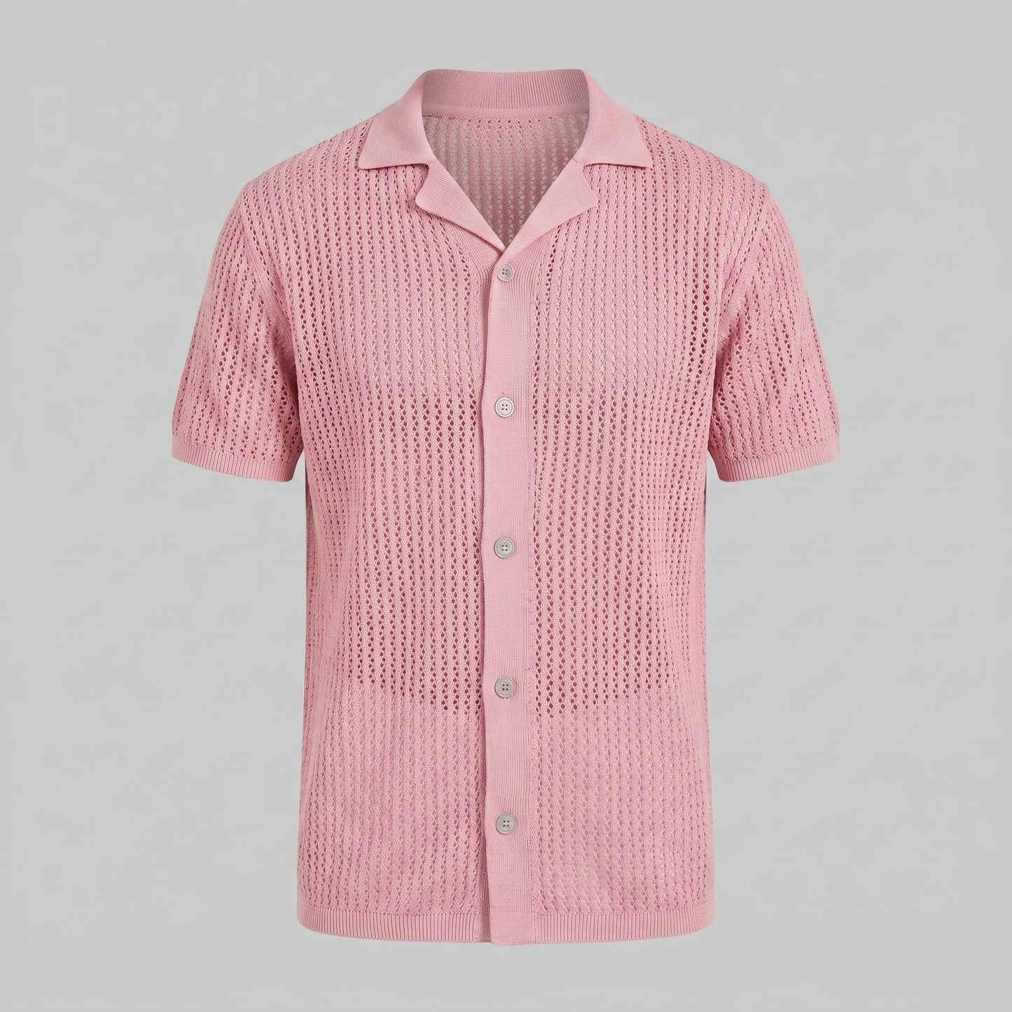 Men's Airy Knit Casual Summer Shirt