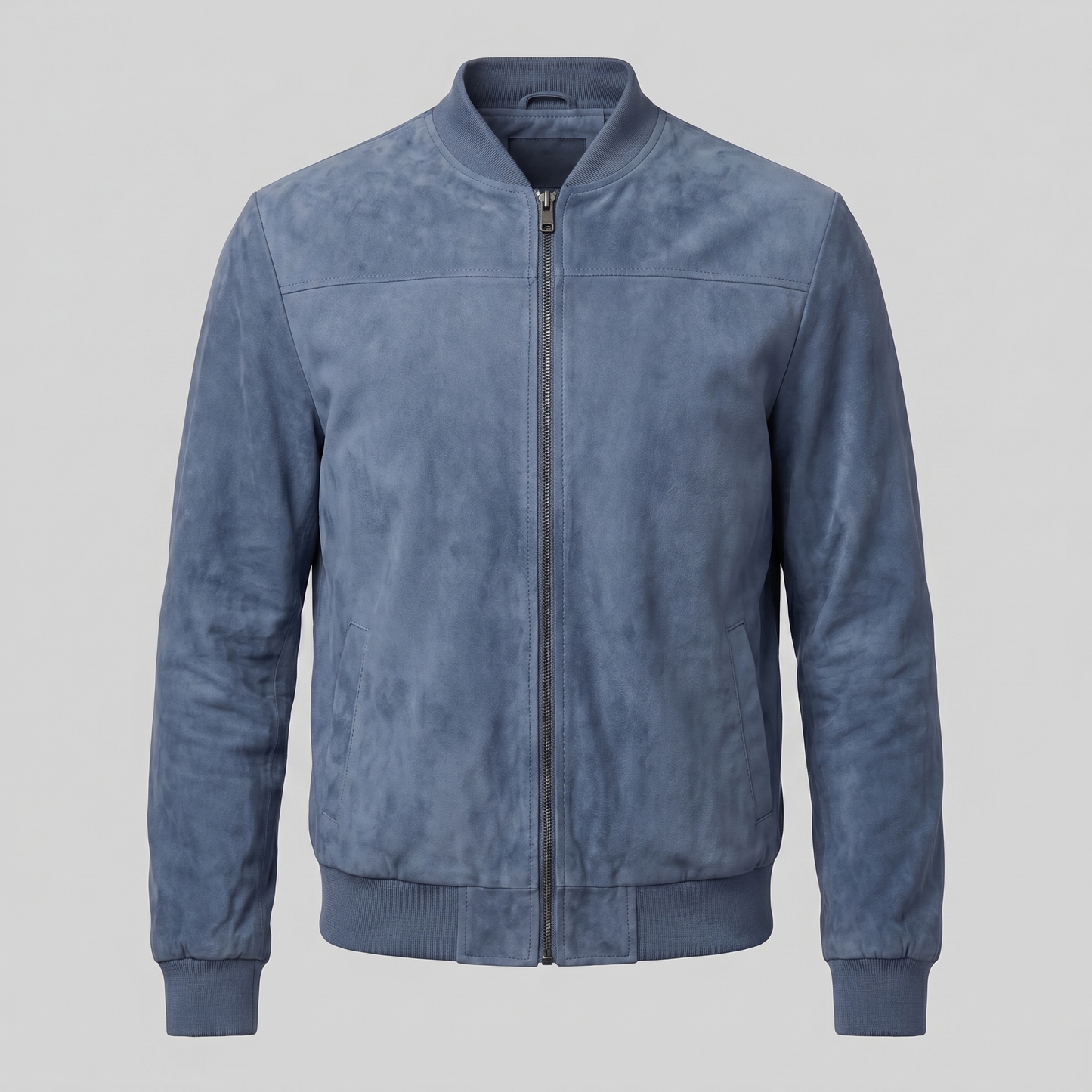 Men's Casual Velvet Bomber Jacket