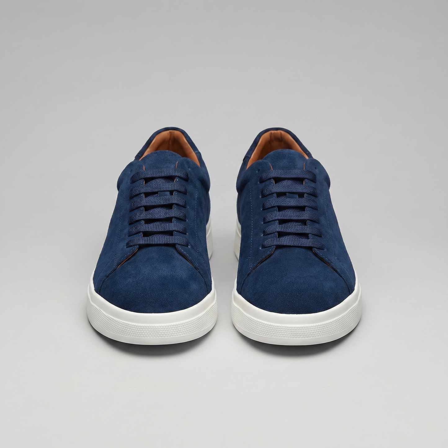 Men's Leather Lace-Up Sneakers