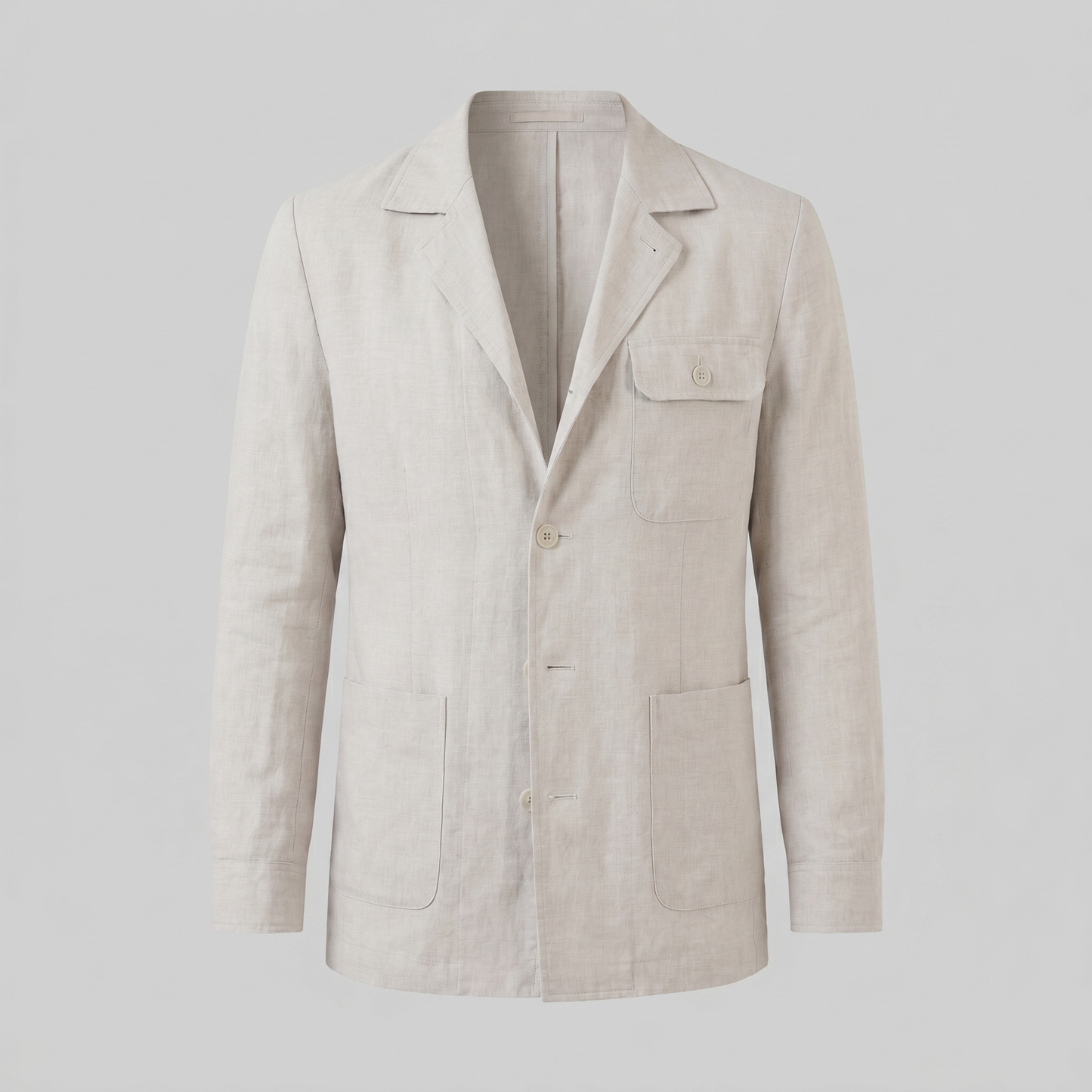 Men's Lightweight Linen Blend Jacket