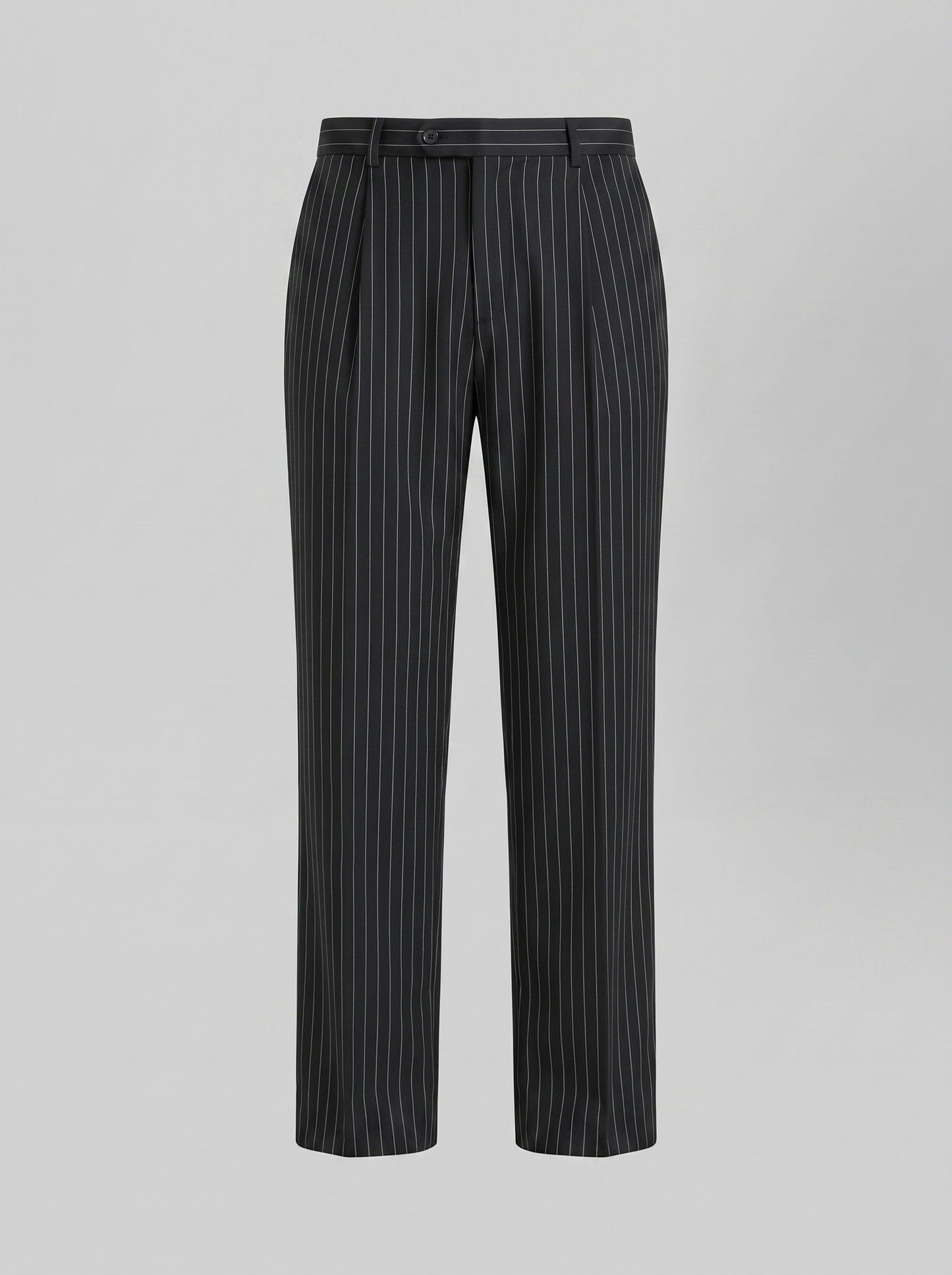 Men's Pinstripe Wide Leg Trousers