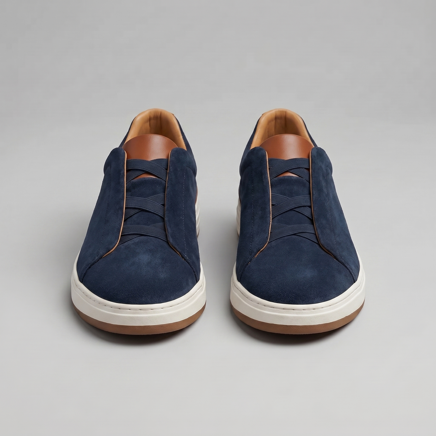 Men's Suede Slip-On Casual Sneakers