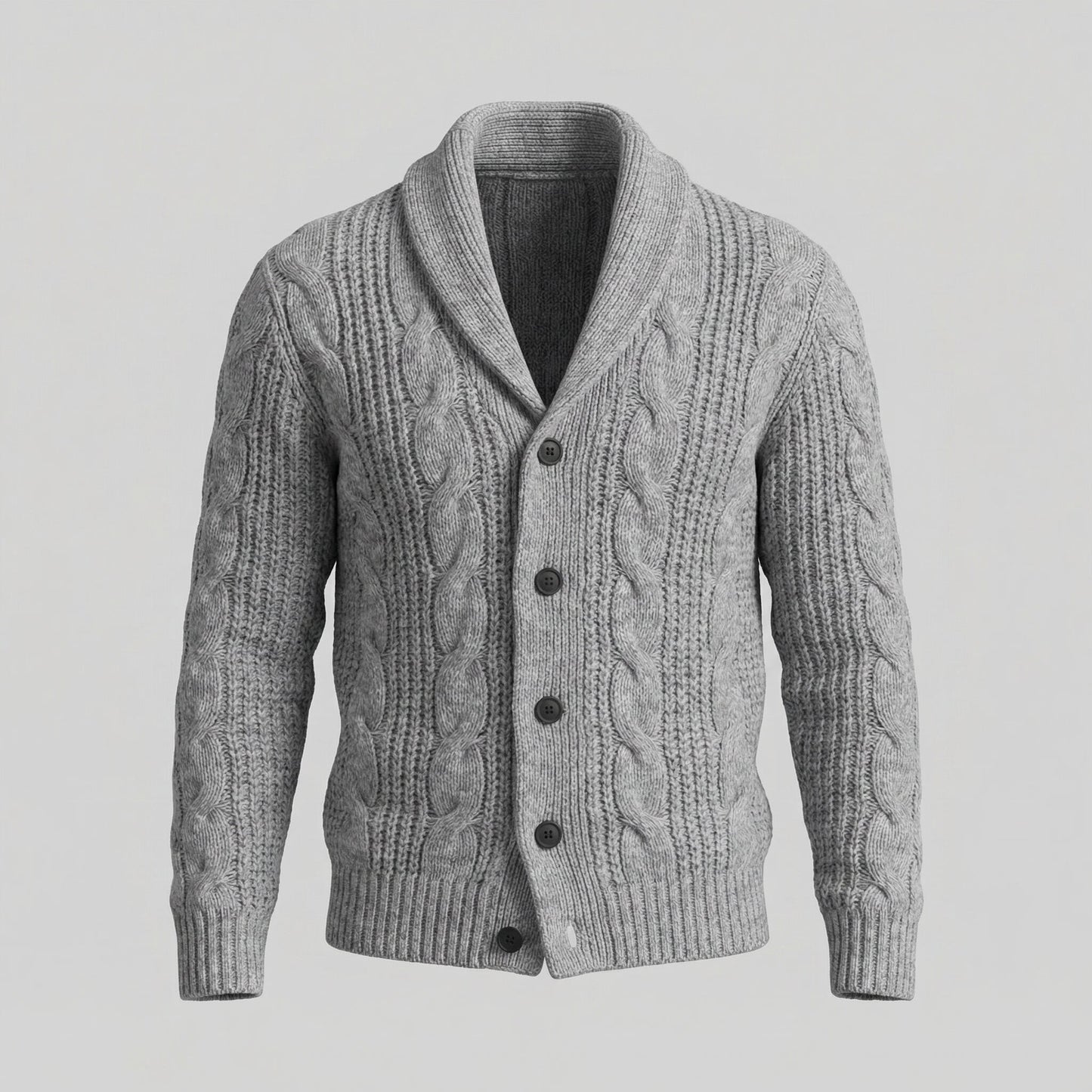 Men's Wool Knitted Cardigan