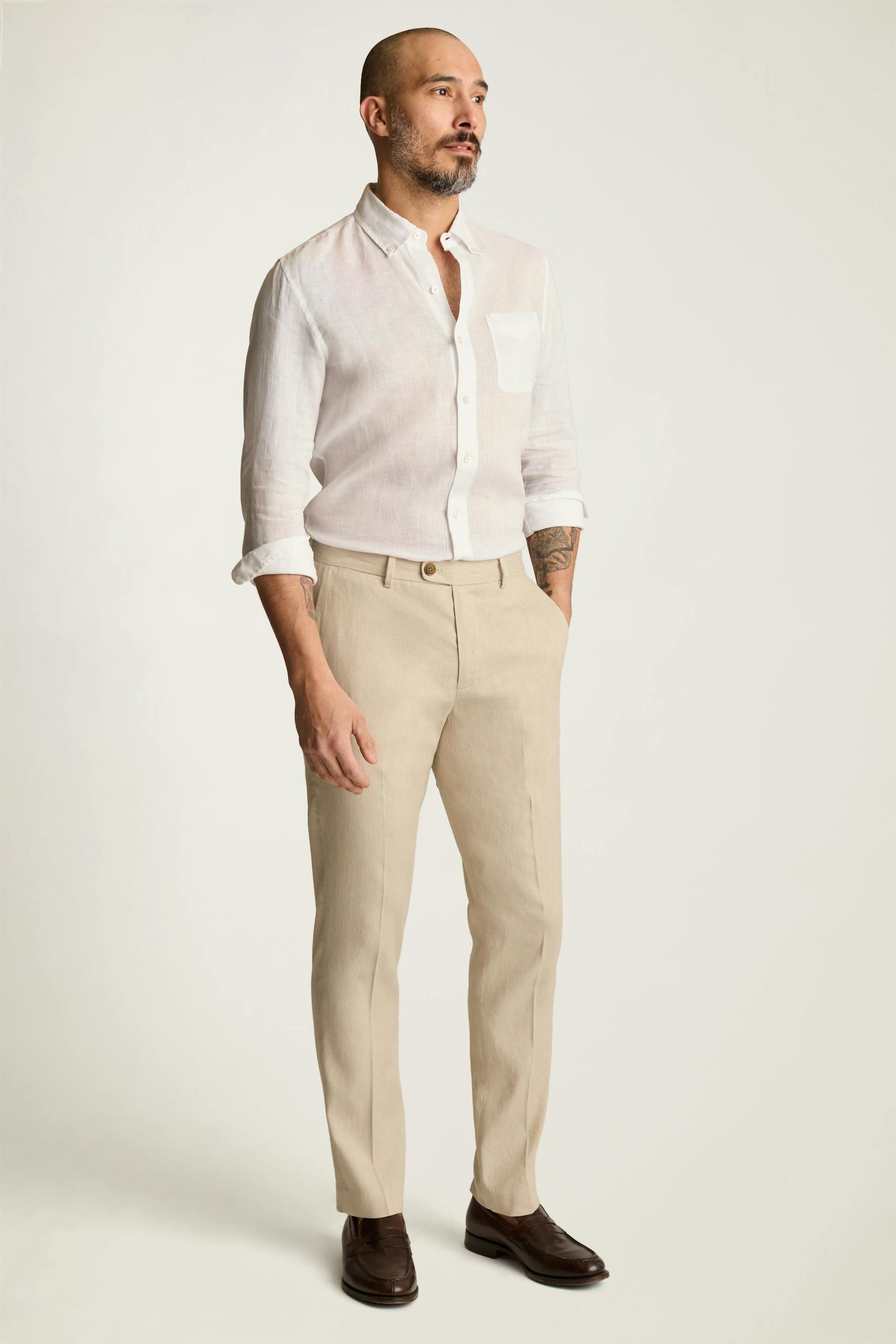 Calça de Linho Masculina Atlas