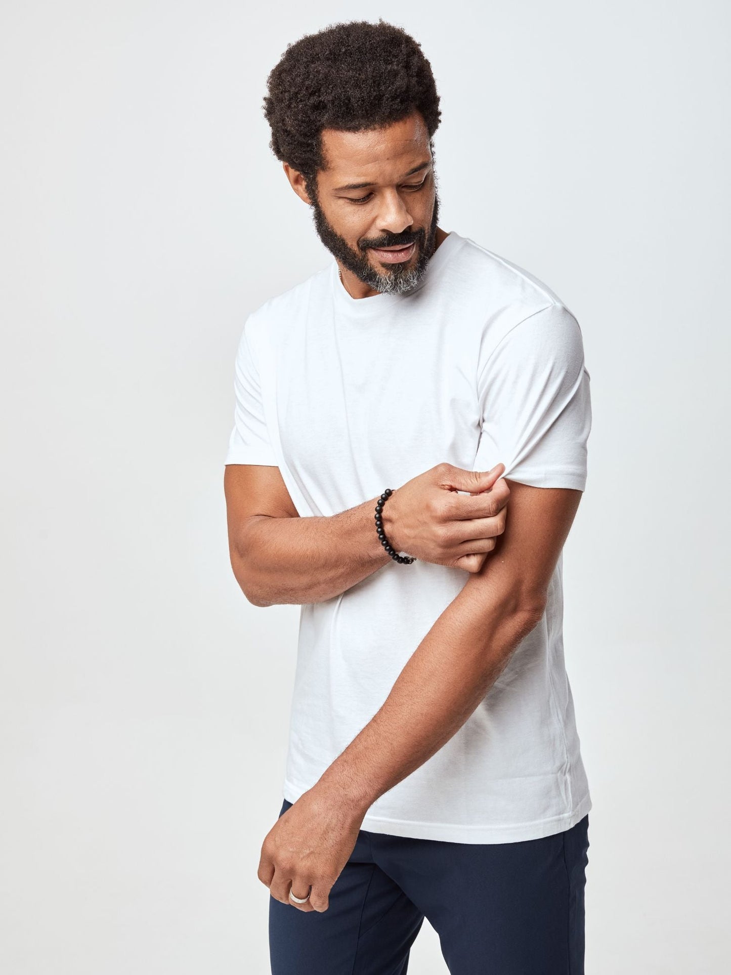 Kit 5 camisetas Masculinas Brancas