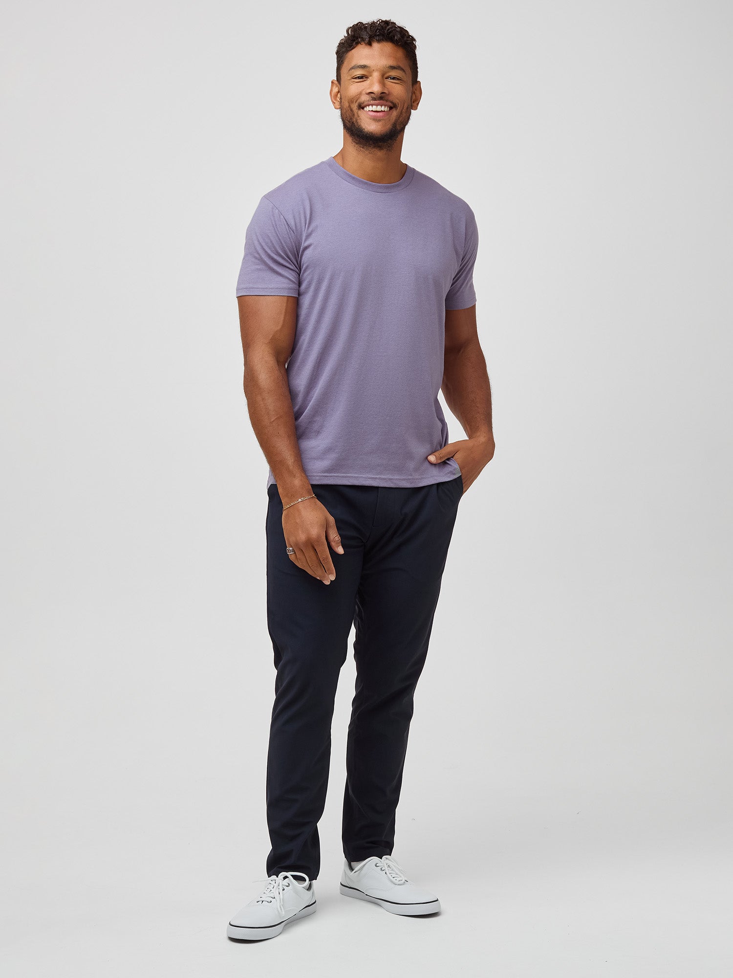 Kit com 3 Camisetas Gola Careca Masculinas