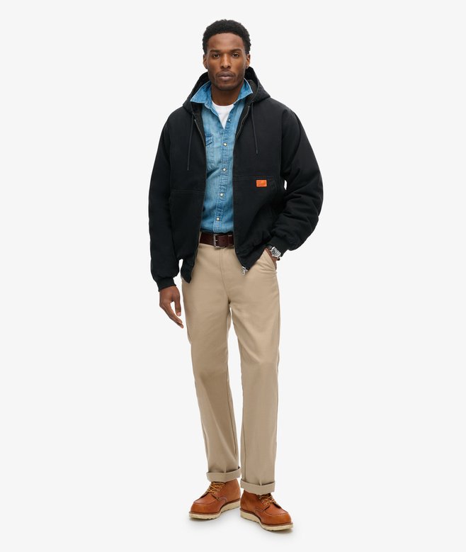 Jaqueta Masculina Bomber Masculina Surplus com Capuz