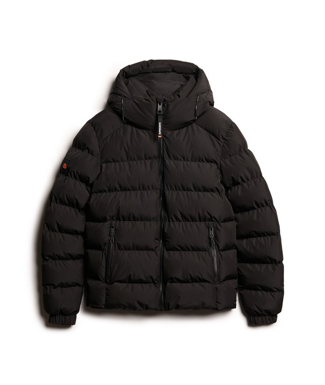 Jaqueta Masculina Puffer Esportiva com Capuz