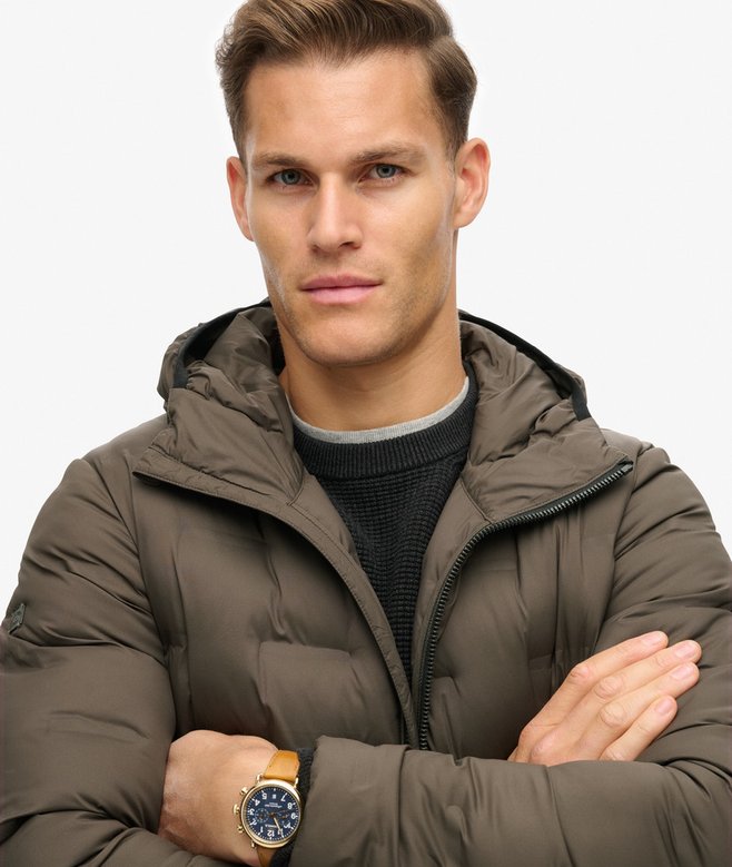 Jaqueta Puffer Masculina Grid