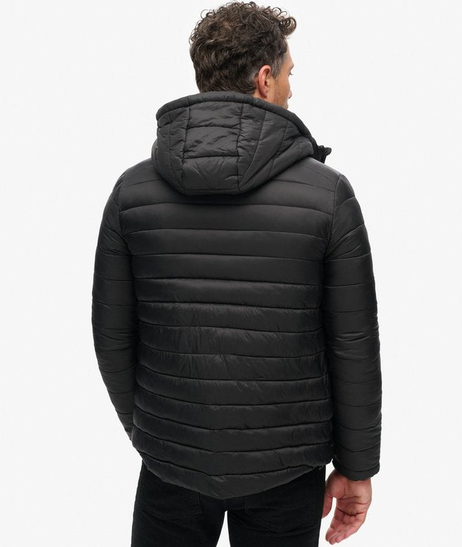 Jaqueta Masculina Puffer Esportiva com Capuz