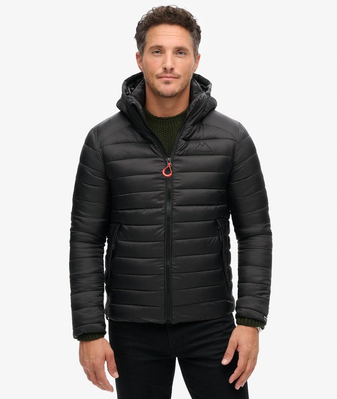 Jaqueta Masculina Puffer Esportiva com Capuz