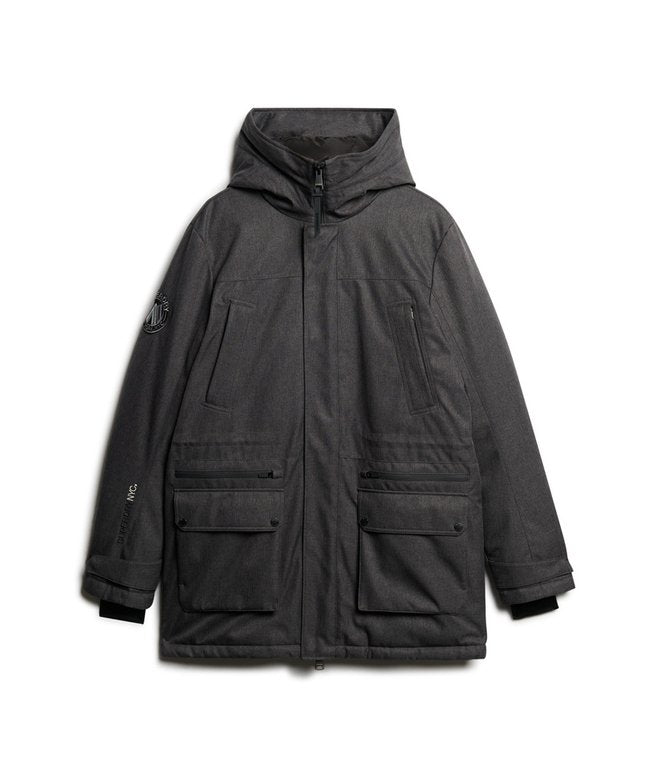 Casaco Parka Acolchoado Grid