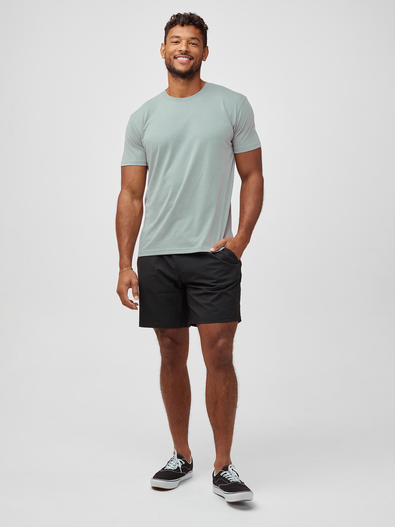 Kit com 5 Camisetas Masculina Gola Careca Spring Essentials