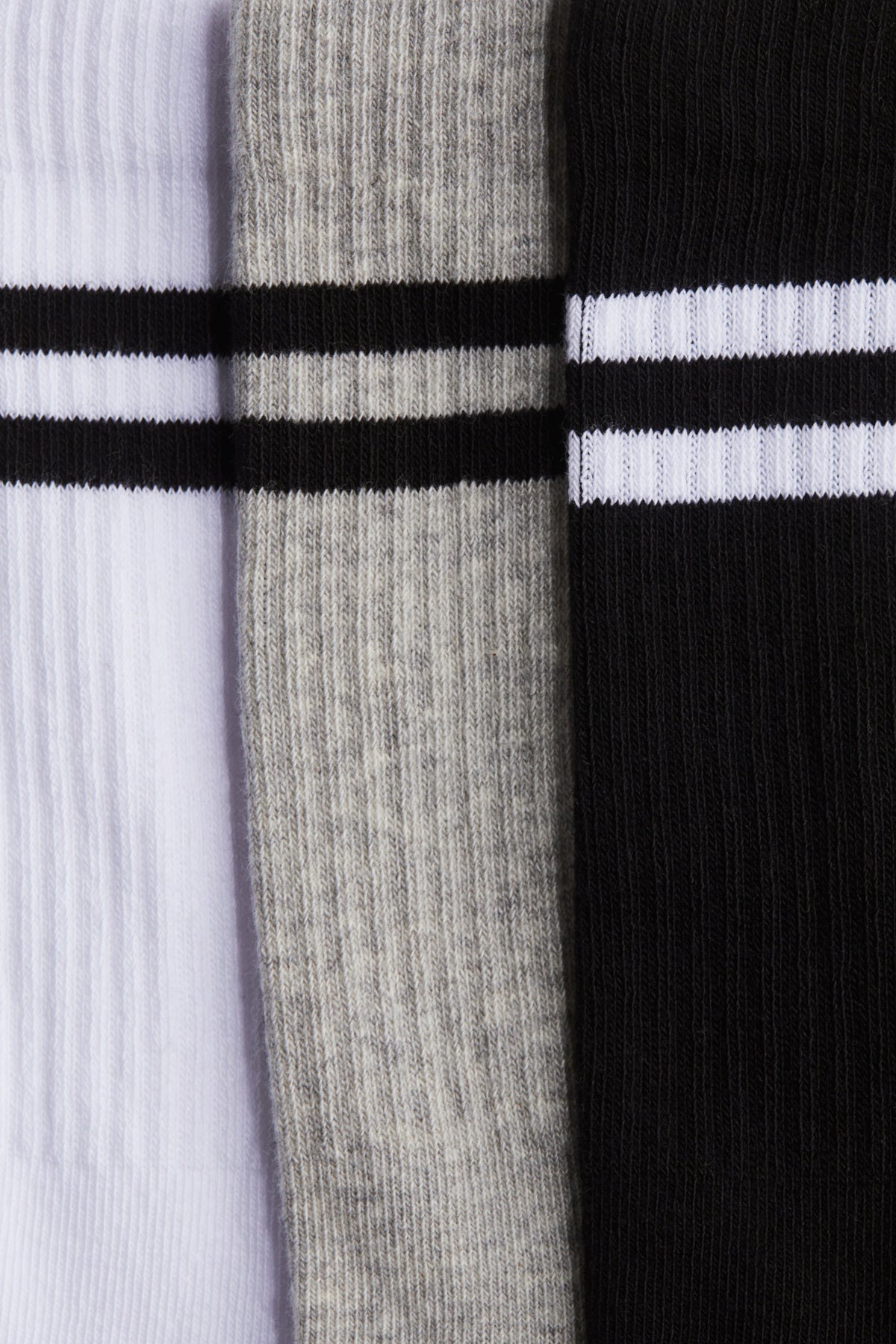 Kit com 5 Pares de Meias Cano Médio