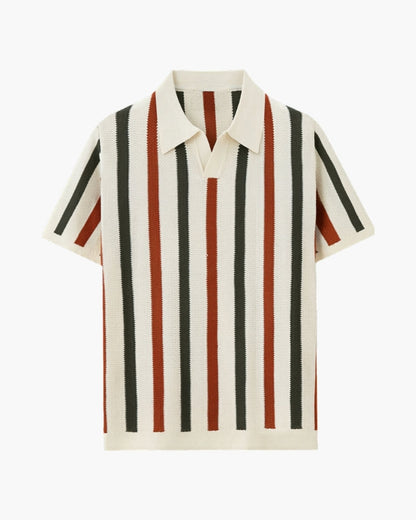 Wearing Resort Knit Stripe Polo