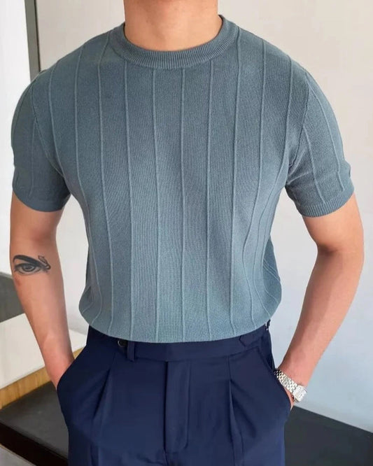 Wearing Cannes Ribbed T-Shirt