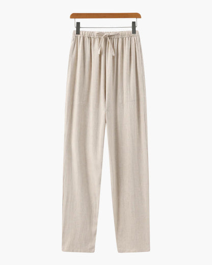 Wearing Marrakech Linen Pantalon