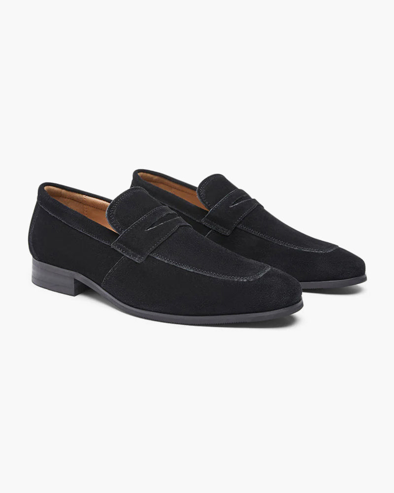 Premium Suede Penny Loafers