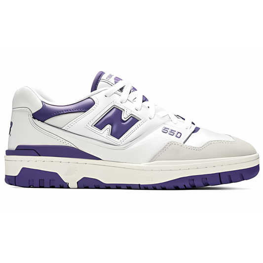 New Balance 550 Purple White
