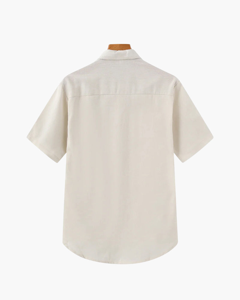 Casablanca Lightweight Linen Polo