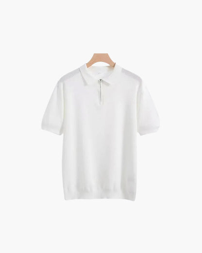 Marbella Merino Zip Polo