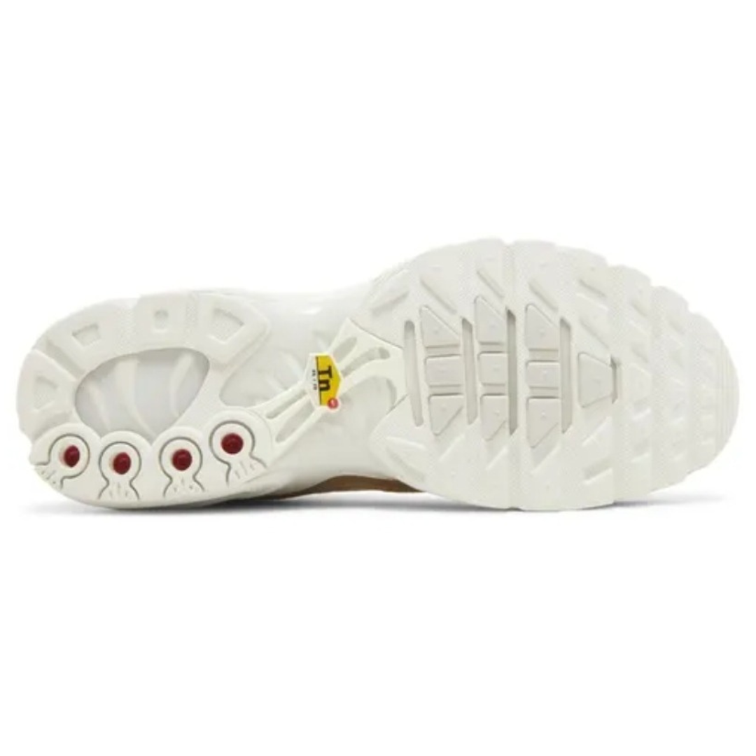 nike air max plus tn white and gold