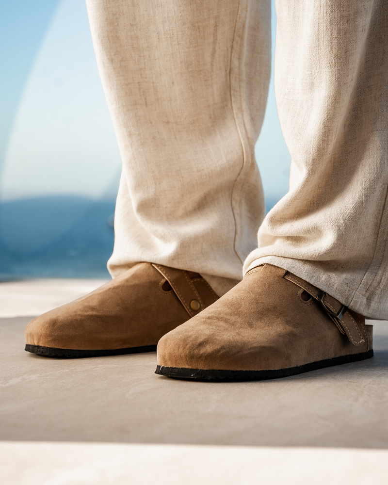 Men’s Comfort Suede Clogs