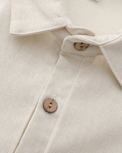 Casablanca Lightweight Linen Polo