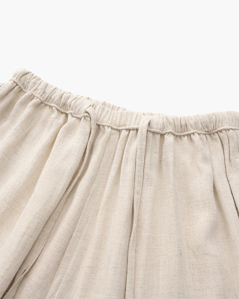Wearing Marrakech Linen Pantalon