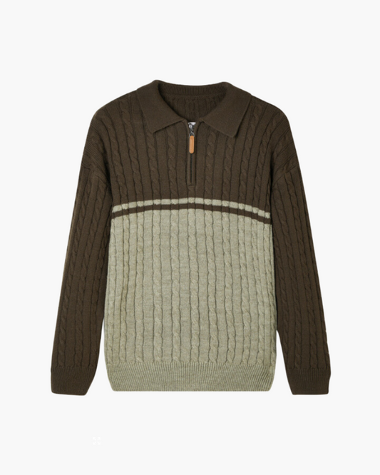 Pure Wool Zip Sweater