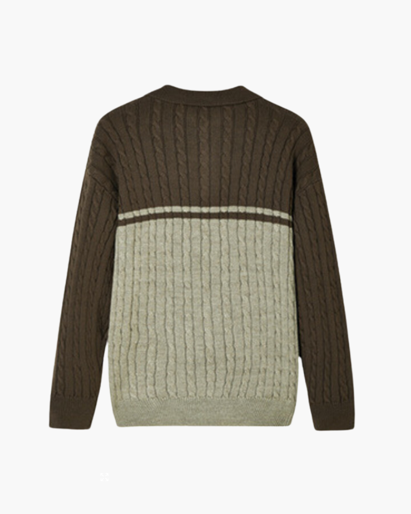 Pure Wool Zip Sweater