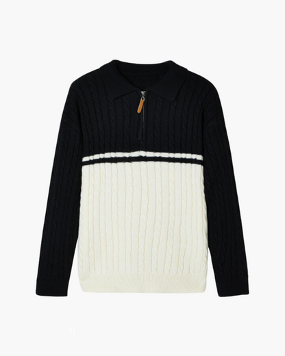 Pure Wool Zip Sweater