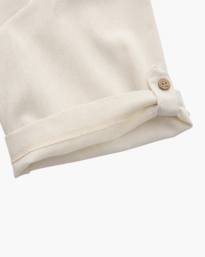 Casablanca Lightweight Linen Polo