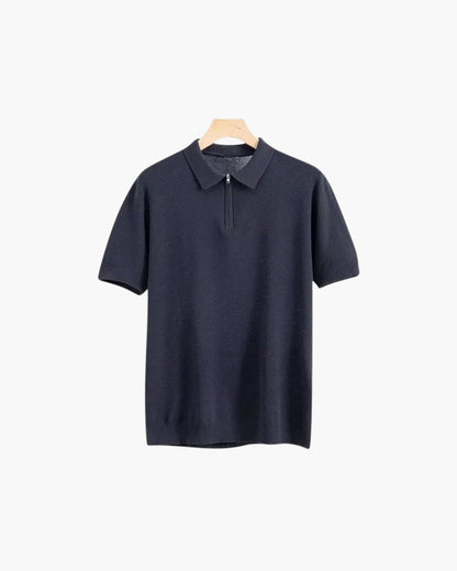 Marbella Merino Zip Polo