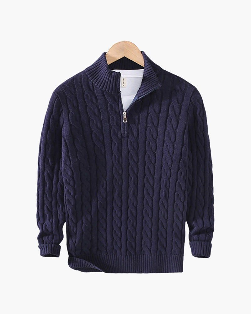 Verbier Luxe Half-Zip Sweater