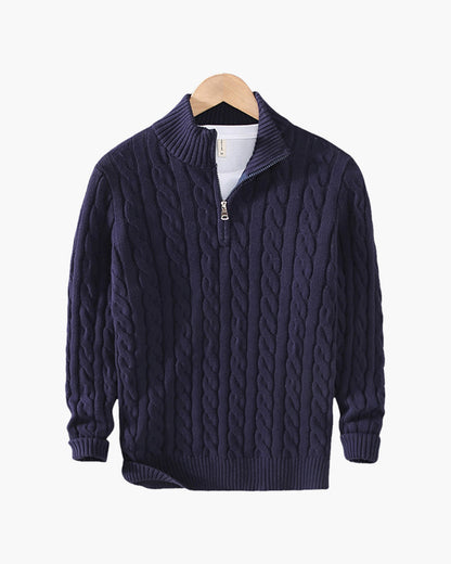 Verbier Luxe Half-Zip Sweater