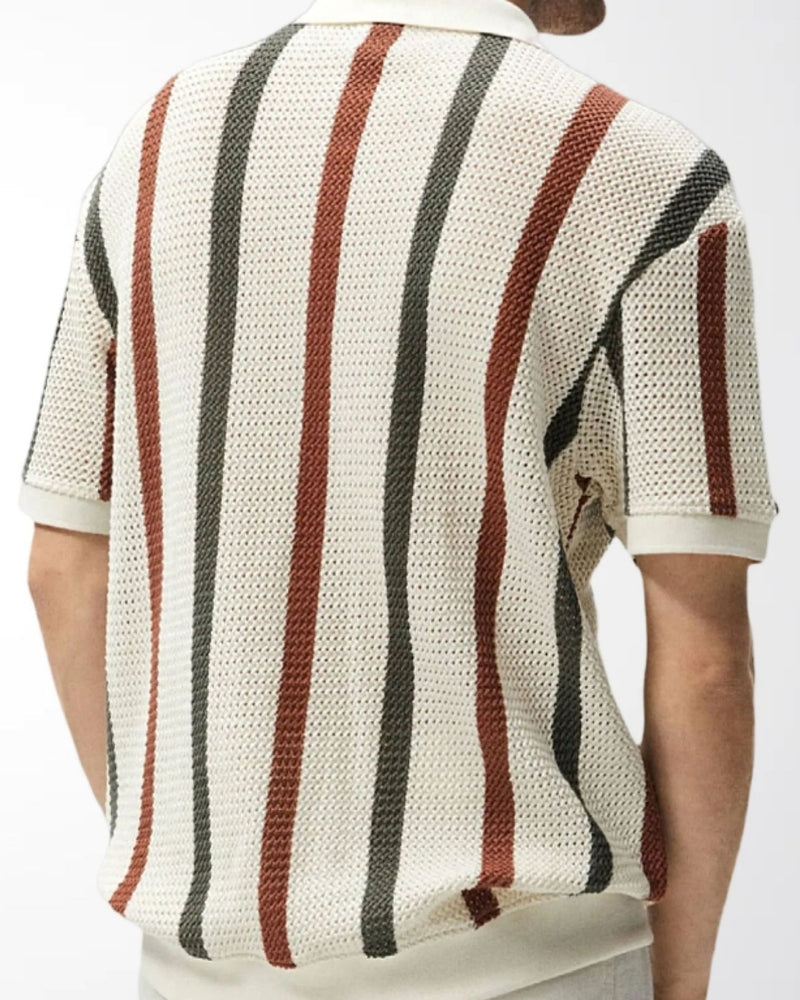 Wearing Resort Knit Stripe Polo