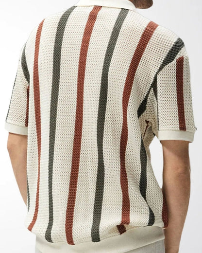 Wearing Resort Knit Stripe Polo