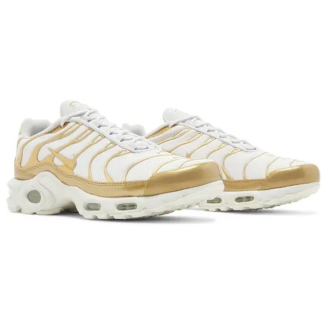 nike air max tn white gold