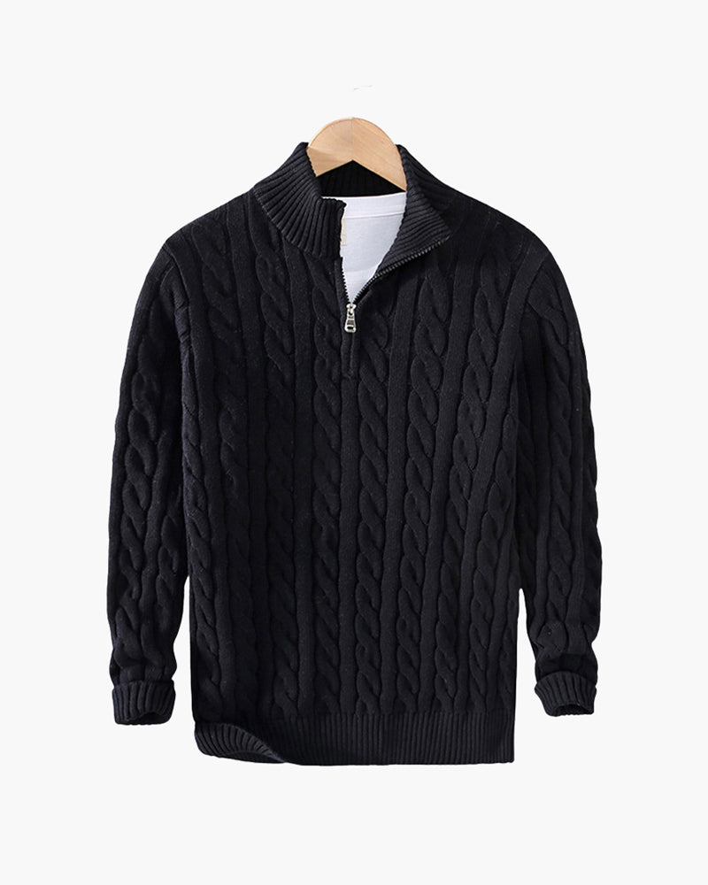 Verbier Luxe Half-Zip Sweater