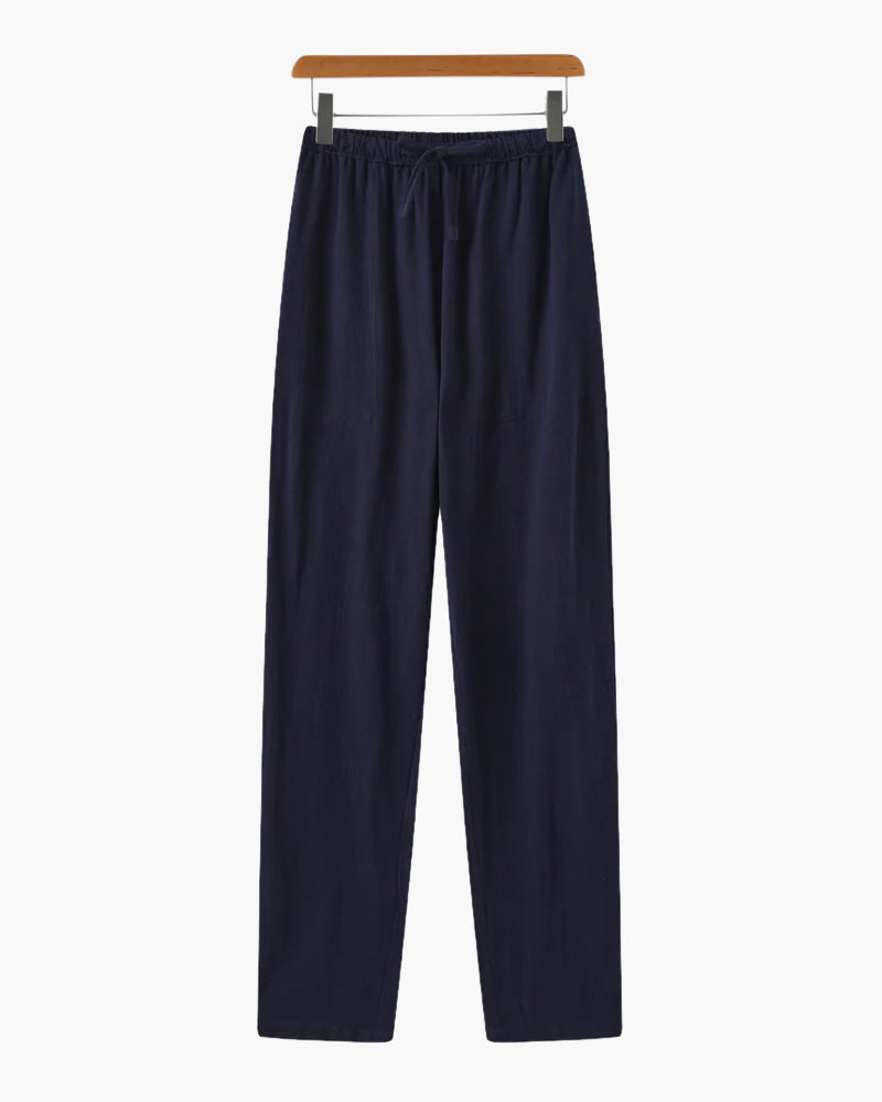 Wearing Marrakech Linen Pantalon