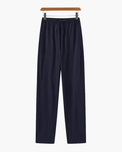Wearing Marrakech Linen Pantalon
