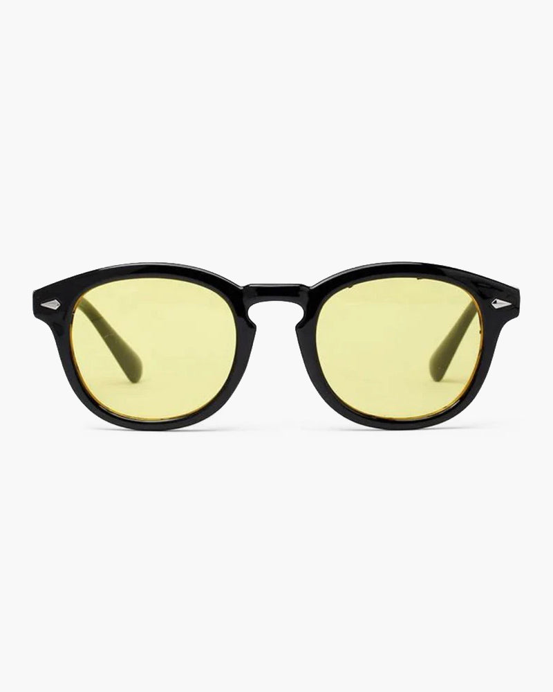Wearing Men Tinted Glasses