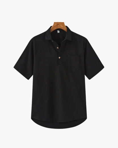 Casablanca Lightweight Linen Polo