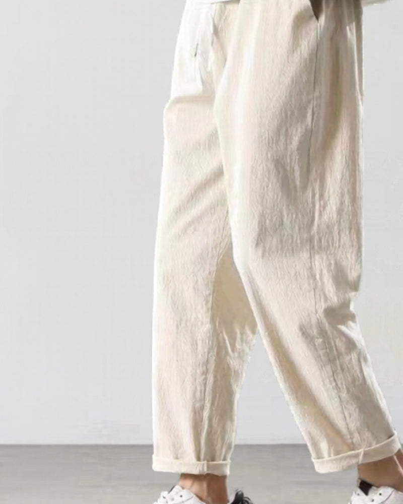 Wearing Resort Lounge Trousers