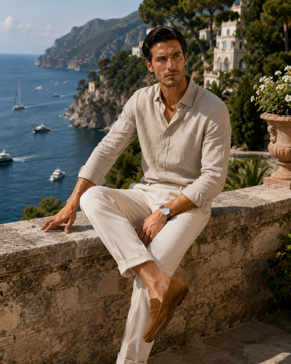 Wearing the Premium Cashmere Sweater Vest