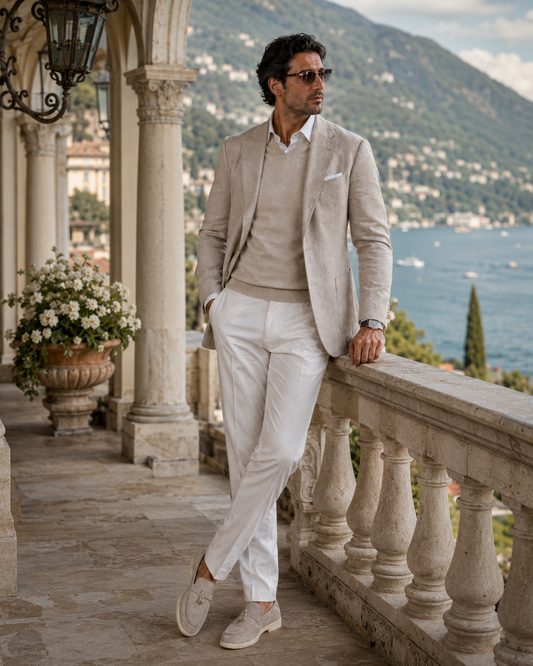 Wearing the Luxury Suede Loafers